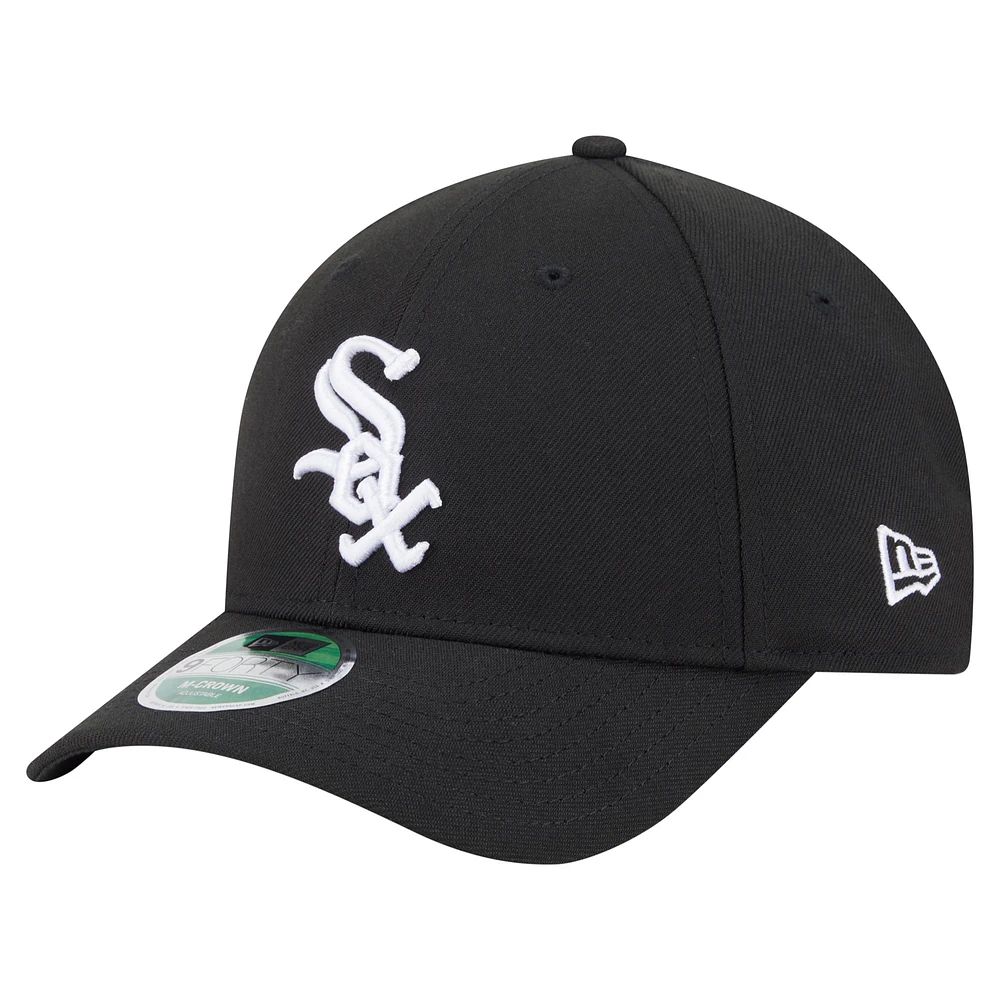 Men's New Era  Black Chicago White Sox 125th Anniversary 9FORTY Adjustable Hat