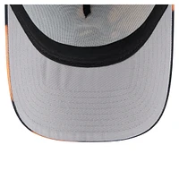 Men's New Era  Black Chicago White Sox Bleached A-Frame 9FORTY Adjustable Hat