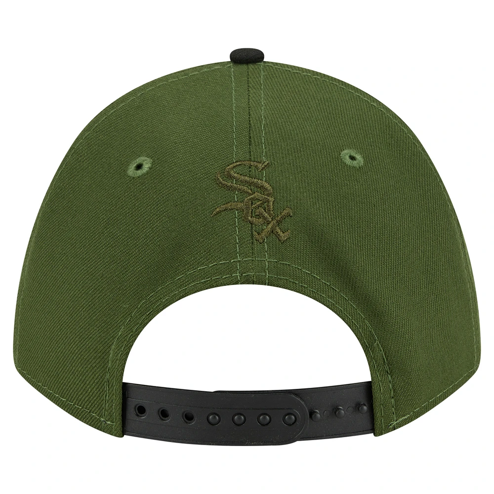 Men's New Era Dark Green Chicago White Sox City Feature 9FORTY A-Frame Adjustable Hat