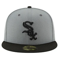 Men's New Era  Gray Chicago White Sox 125th Anniversary 59FIFTY Fitted Hat