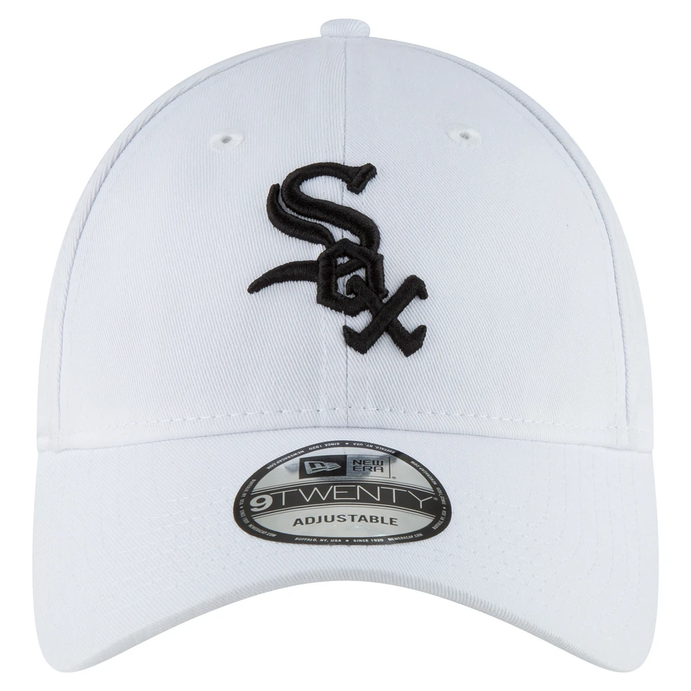 Men's New Era  White Chicago White Sox 125th Anniversary 9TWENTY Adjustable Hat