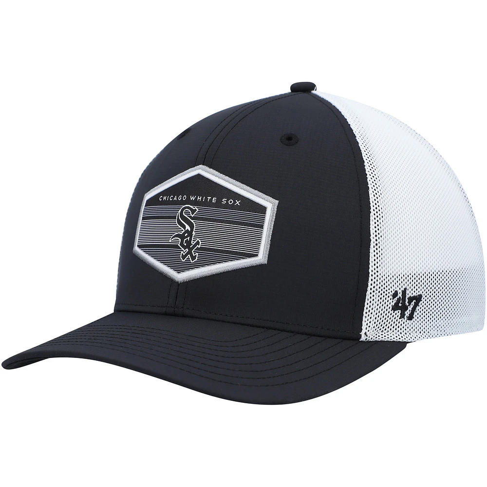 Casquette Snapback '47 Chicago White Sox Burgess pour homme, noir/blanc