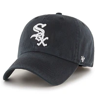 Casquette ajustée '47 Black Chicago White Sox Franchise Logo pour homme