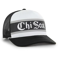 Casquette réglable de camionneur en mousse '47 Black Chicago White Sox Retro Region pour hommes