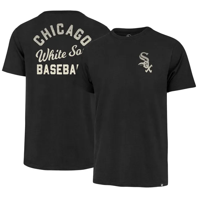 Men's '47 Black Chicago White Sox Irving Long Sleeve T-Shirt