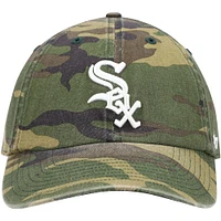 Men's '47 Camo Chicago White Sox Team Clean Up Adjustable Hat