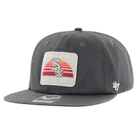 Casquette Snapback '47 Charcoal Chicago White Sox Cypress Captain pour hommes