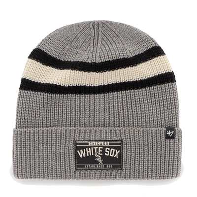 Bonnet en tricot à revers Penobscot '47 Graphite Chicago White Sox pour hommes