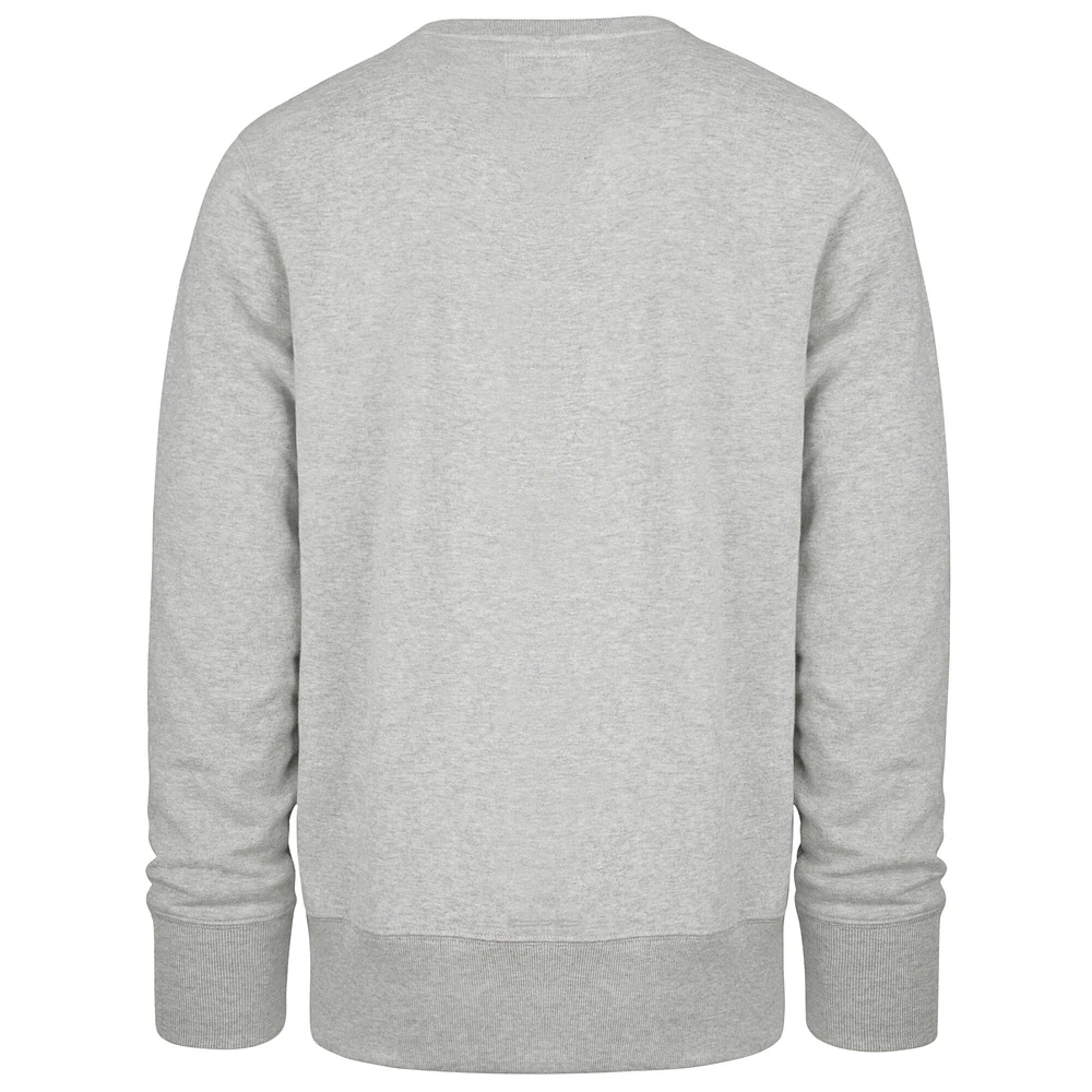 Men's '47  Gray Chicago White Sox Letters Headline Pullover Sweatshirt