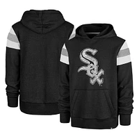 Men's '47 Heather Black Chicago White Sox Premier Nico Pullover Hoodie