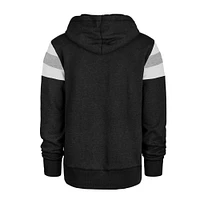 Men's '47 Heather Black Chicago White Sox Premier Nico Pullover Hoodie