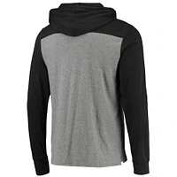 Men's '47 Heathered Gray/Black Chicago White Sox Franklin Wooster Pullover Hoodie