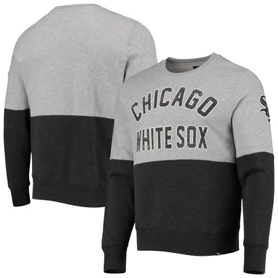 New Era Men's Heather Gray Chicago White Sox Throwback Classic Pullover  Sweatshirt