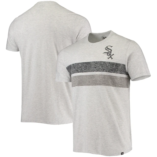 True Fan Men's Gray Chicago White Sox V-Neck Jersey Size: Small