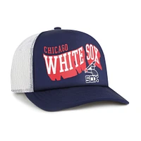 Men's '47 Navy Chicago White Sox Meander Foam Trucker Snapback Hat