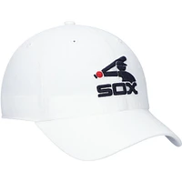 '47 White Chicago White Sox 1976 Logo Cooperstown Collection Clean Up Casquette réglable pour homme