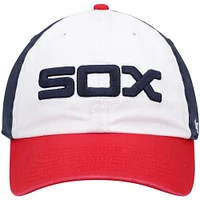 Casquette réglable '47 Chicago White Sox Alternate Clean Up pour homme, blanc/bleu marine