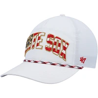 Men's '47 White Chicago White Sox Flag Flutter Hitch Snapback Hat