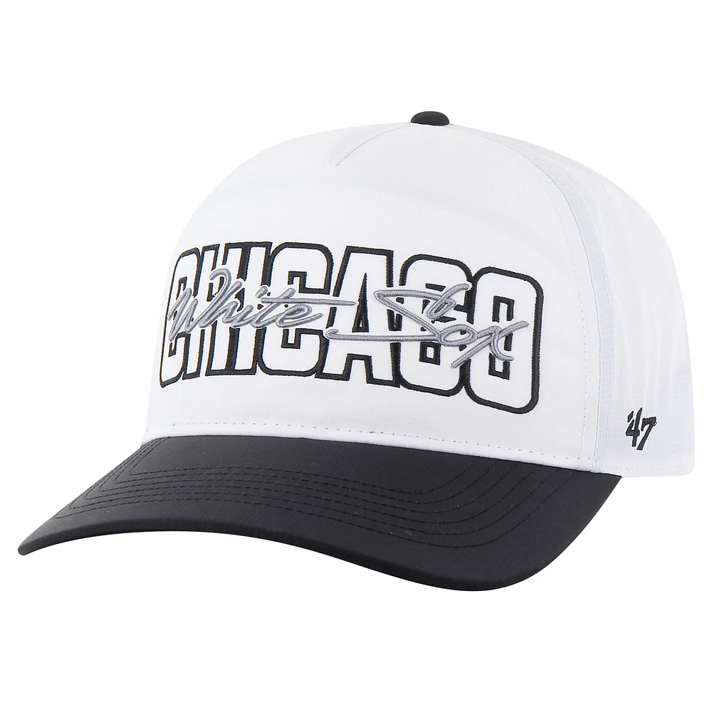 Casquette ajustable blanche Chicago White Sox Lineman Hitch pour homme '47