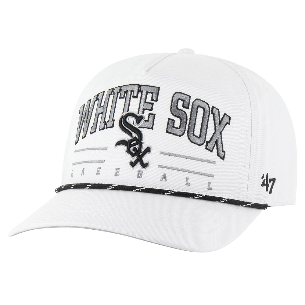 Casquette ajustable Roscoe Speckle Hitch blanche Chicago White Sox '47 pour homme