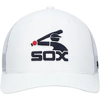 Casquette de camionneur secondaire '47 White Chicago White Sox pour homme