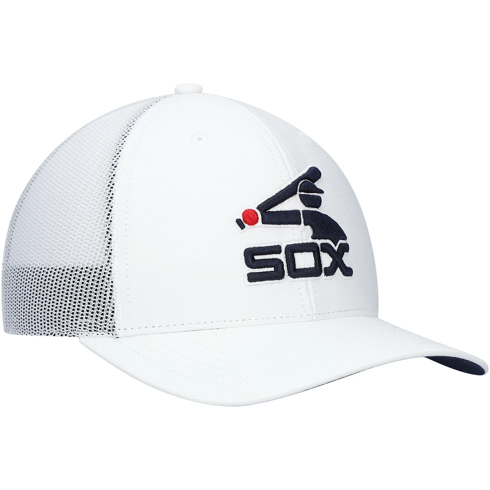 Casquette de camionneur secondaire '47 White Chicago White Sox pour homme