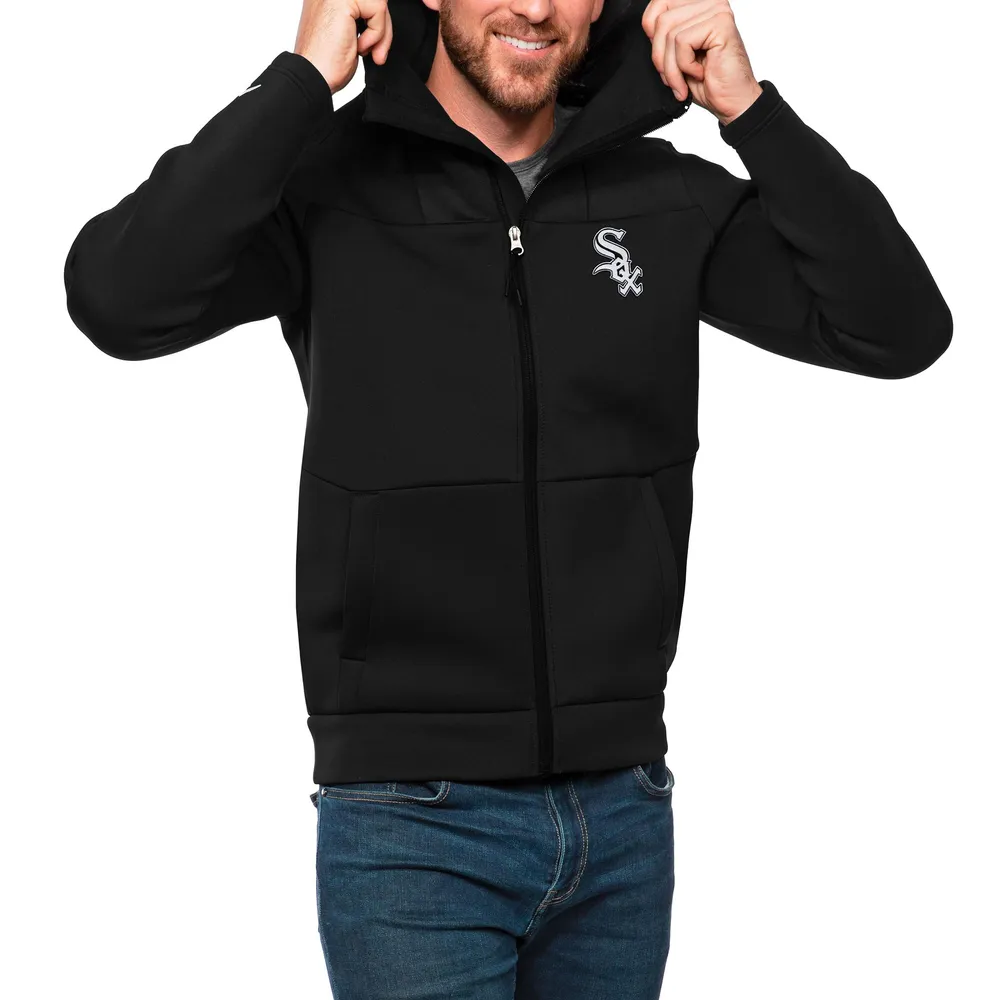 Lids Chicago White Sox Big & Tall Fleece Half-Zip Hoodie - Black