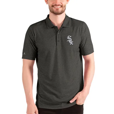 Lids Chicago White Sox Peter Millar Jubilee Stripe Polo - Black