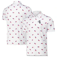 Men's Antigua White Chicago Sox  Americana Polo