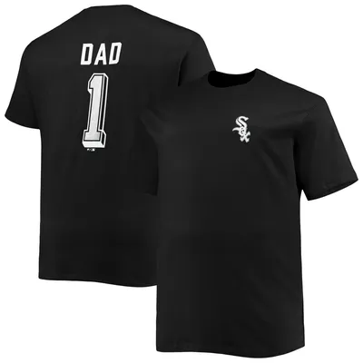 Chicago White Sox Fanatics Branded Number One Dad Team T-Shirt - Black