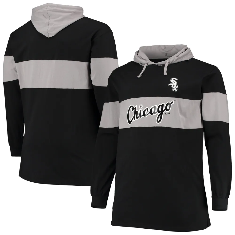 Lids Chicago White Sox Big & Tall Pullover Hoodie - Black