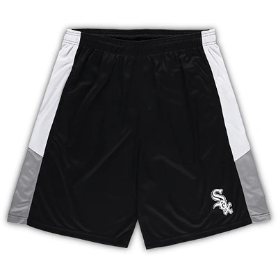 Men's Black Chicago White Sox Big & Tall Team Shorts