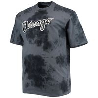 Men's Black Chicago White Sox Big & Tall Tie-Dye T-Shirt