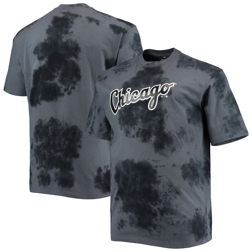 Men's Black Chicago White Sox Big & Tall Tie-Dye T-Shirt