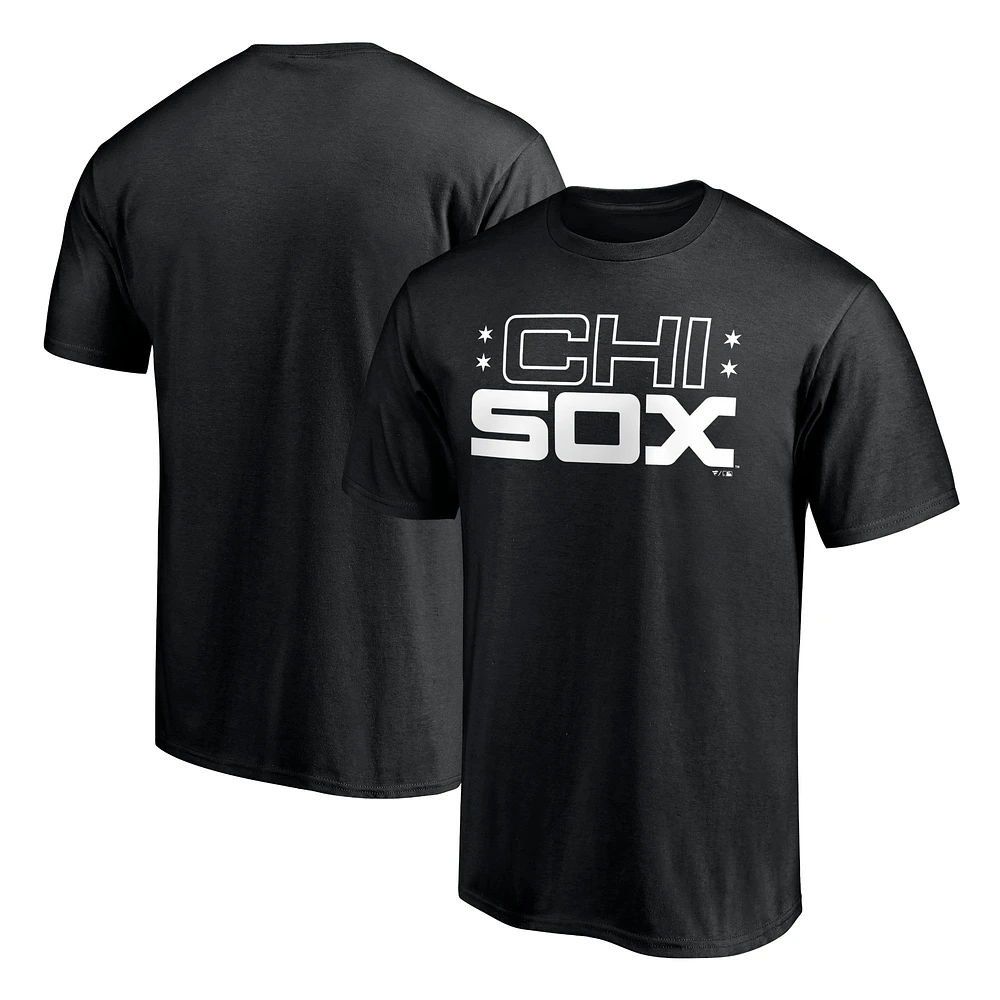 T-shirt noir pour homme de la collection Hometown des Chicago White Sox Chi