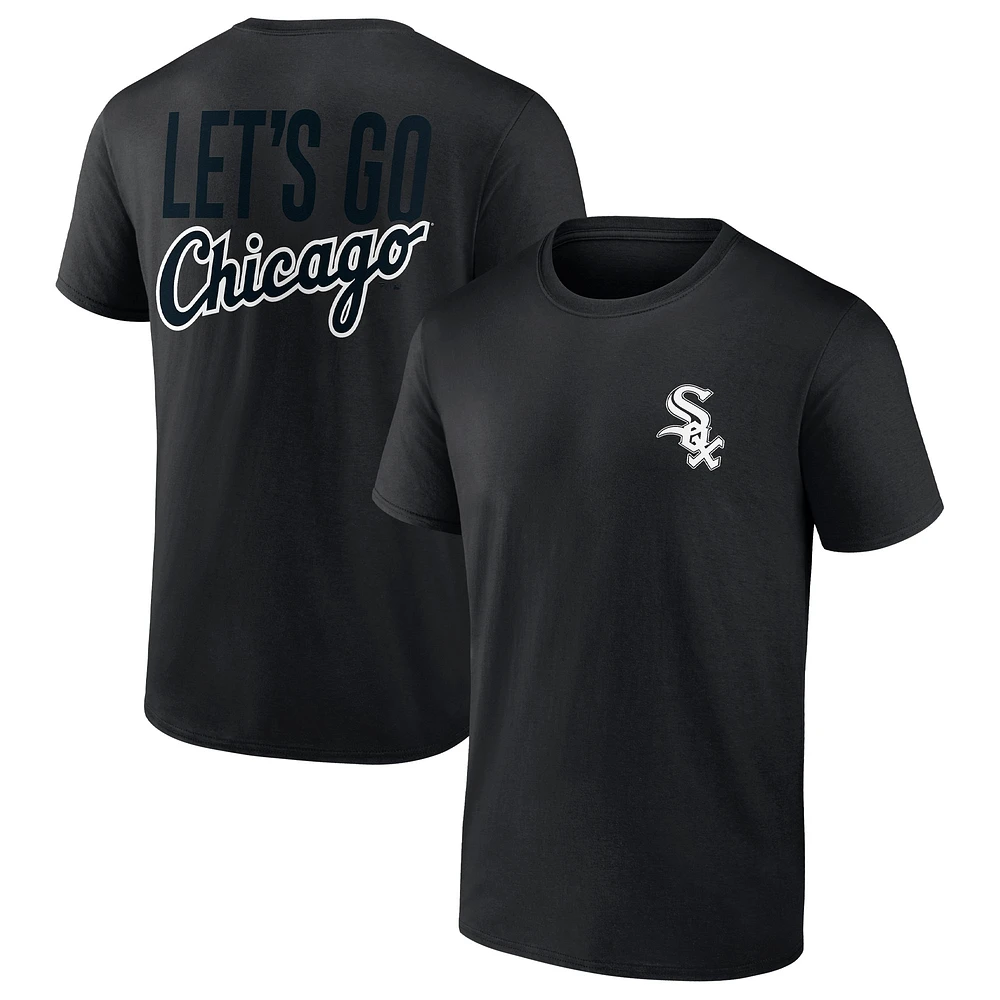 T-shirt noir pour homme des White Sox de Chicago, je vais gagner