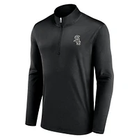 Men's Black Chicago White Sox Underdog Mindset Quarter-Zip Jacket