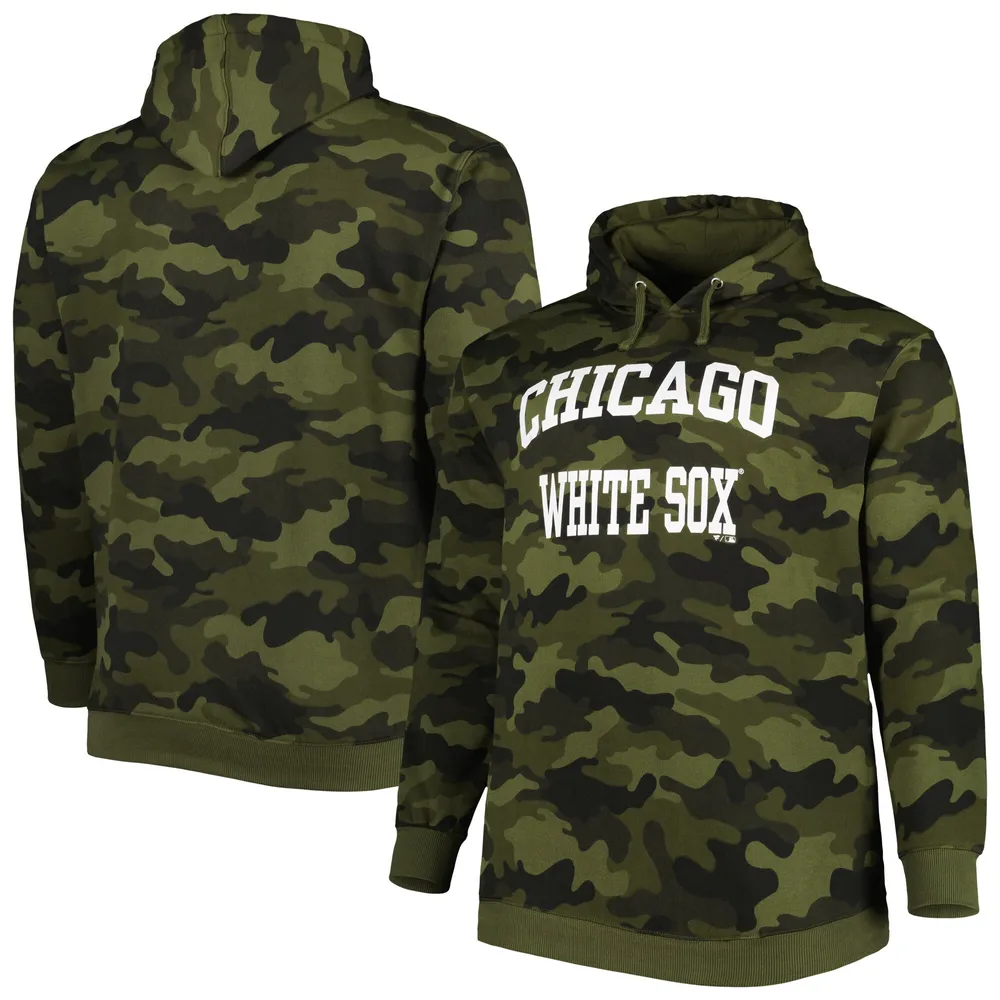 Sweat à capuche imprimé camouflage Chicago White Sox pour homme