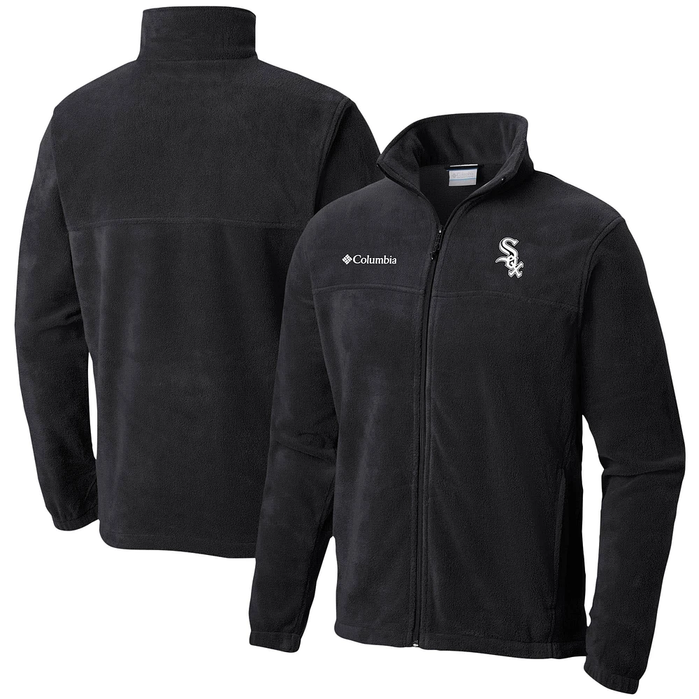 Men's Columbia Black Chicago White Sox Steens Mountain Full-Zip Jacket