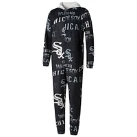 Men's Concepts Sport Black Chicago White Sox Windfall Microfleece Union Suit