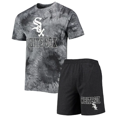 Concepts Sport Charcoal Chicago White Sox Billboard T-shirt et short pour homme