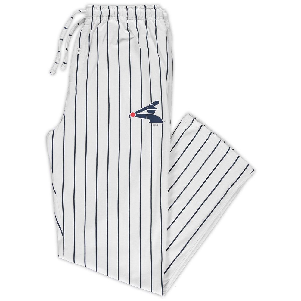 Men's Concepts Sport White/Black Chicago White Sox Big & Tall Pinstripe Sleep Pants