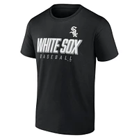 Ensemble combiné de t-shirts Fanatics pour hommes, noir/gris, Chicago White Sox Player Pack