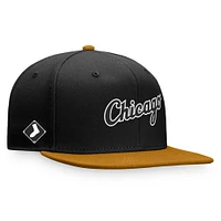 Men's Fanatics Black/Khaki Chicago White Sox Fitted Hat