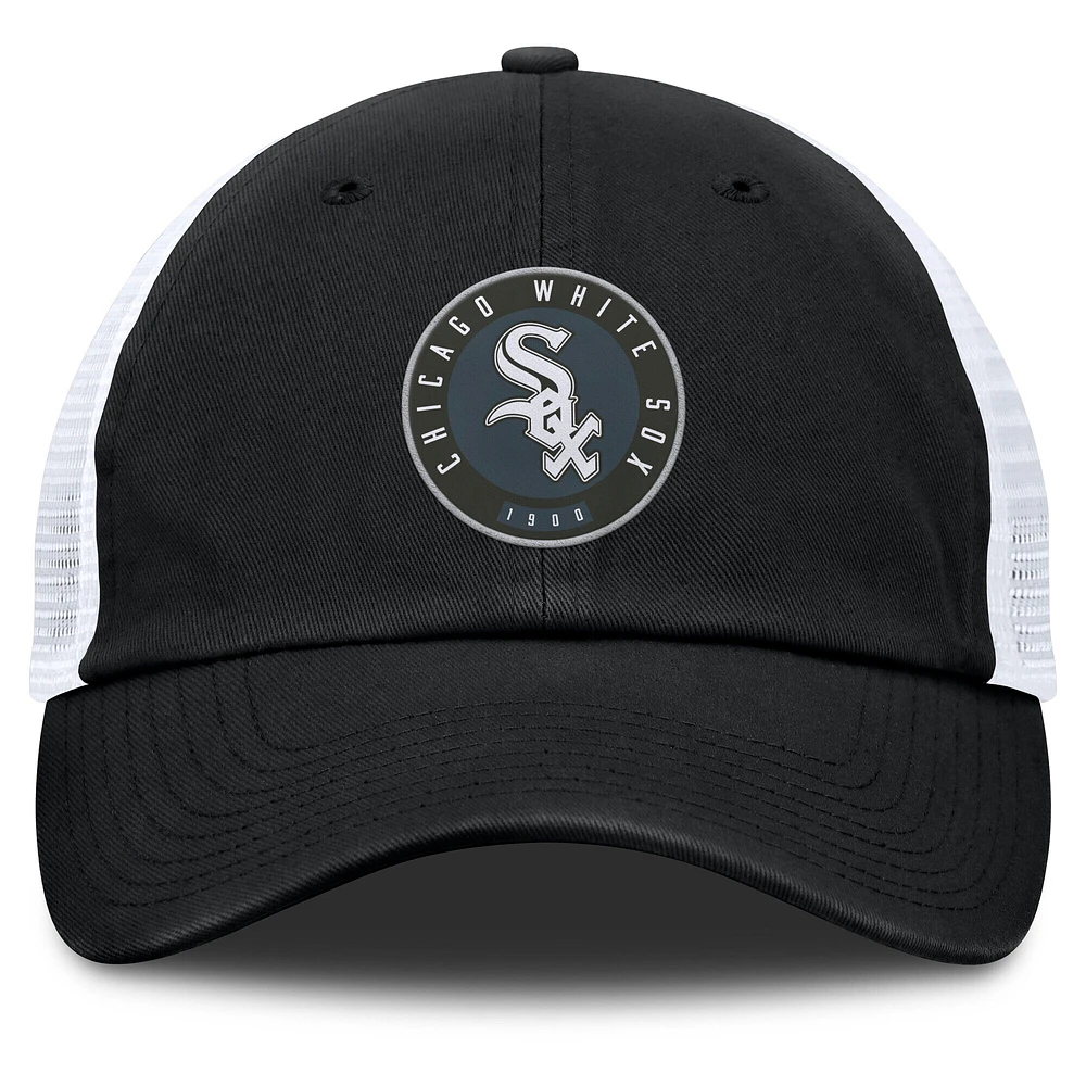 Casquette ajustable Averies des Chicago White Sox Fanatics pour homme, noire et blanche