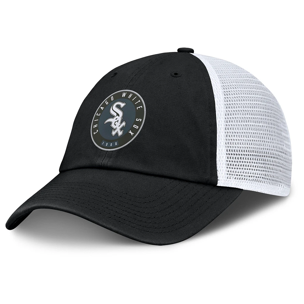 Casquette ajustable Averies des Chicago White Sox Fanatics pour homme, noire et blanche