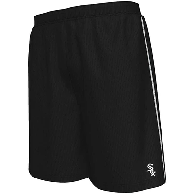 Men's Fanatics Black Chicago White Sox Big & Tall Mesh Shorts