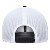 Casquette réglable noire Chicago White Sox Fundamental A-Frame Fanatics pour hommes