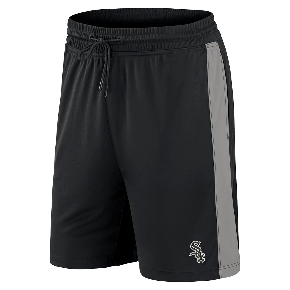 Men's Fanatics Black Chicago White Sox Iconic Break It Loose Shorts