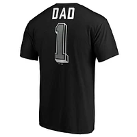 Men's Fanatics Black Chicago White Sox Number One Dad Team T-Shirt